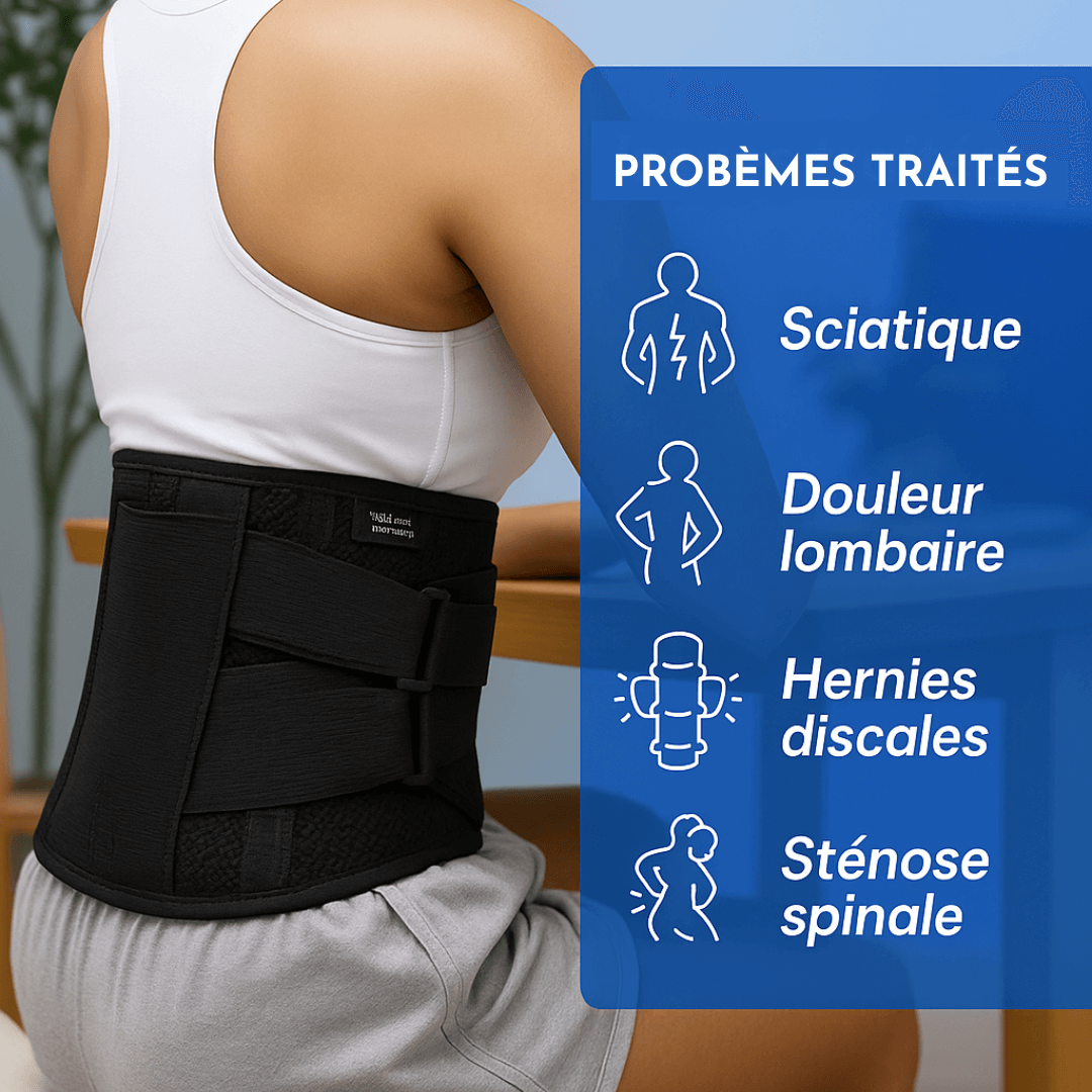 Ceinture Lombaire Frido - Dites adieu à la douleur dorsale